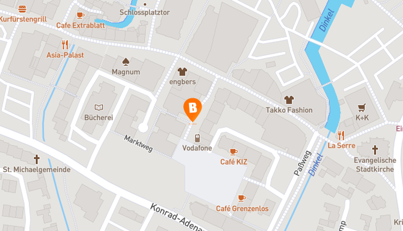 Map locationSchulstrasse Gronau