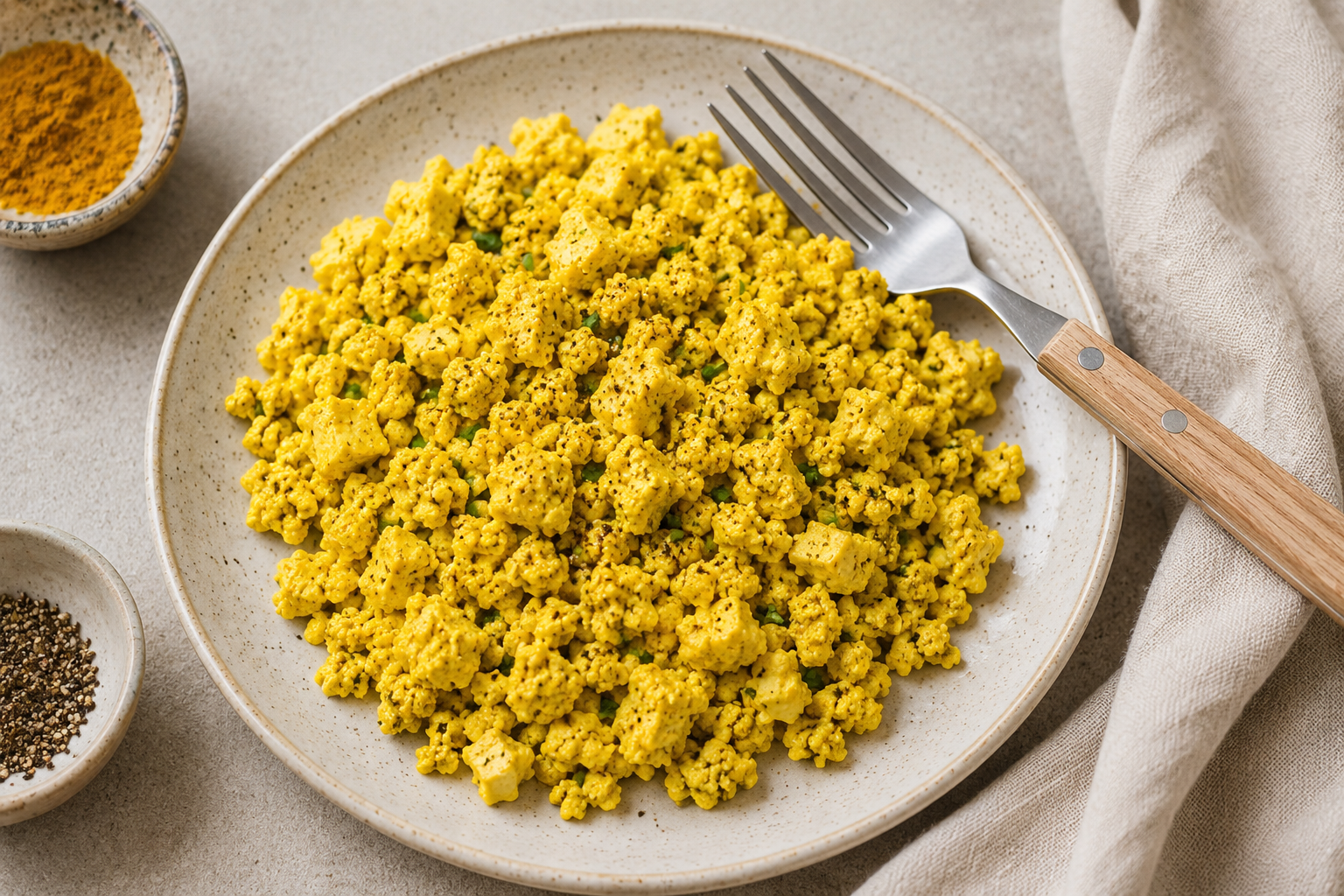 Schnelles Tofu-Rührei